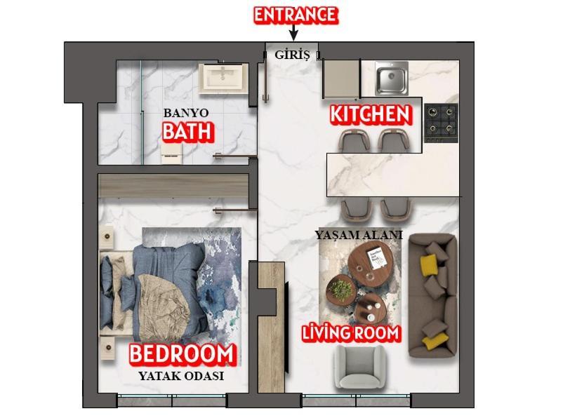 Goelhisar Mavi Konak Apart Otel Exteriör bild