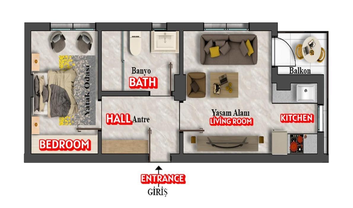 Goelhisar Mavi Konak Apart Otel Exteriör bild